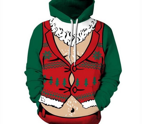 

streetwear 3d print christmas hoody sweatshirt harajuku couple coat hoodies moletom homme autumn winter clothes 2019 new, Black