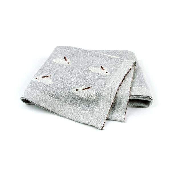 

baby blankets super soft toddler sofa crib bedding quilts funny knitted newborn infant kids bebes stroller cover 100*80cm