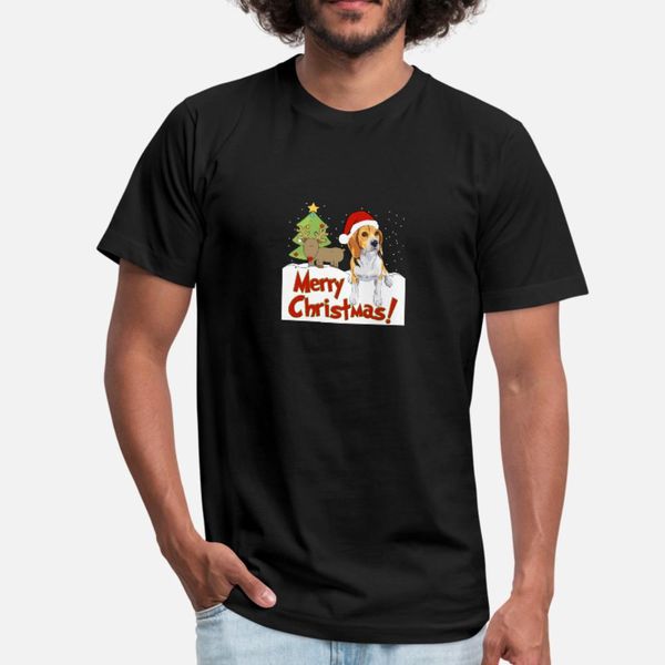 

christmas beagle t shirt men design short sleeve euro size s-3xl cool cute building spring vintage shirt
