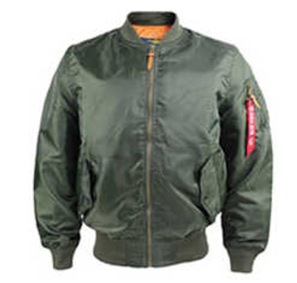 

2020 new men's jacket men's sports casual retro stand collar jacket air force one pilot 2xs-2xl, Black;brown