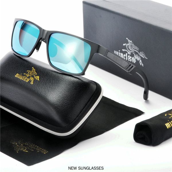 

aluminum magnesium men's sunglasses polarized coating mirror driving sun glasses male eyewear accessories for men fml, White;black