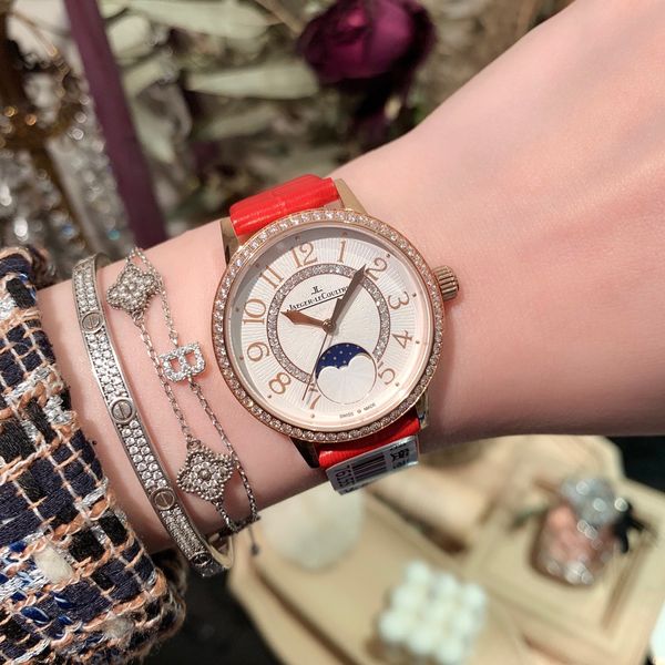 

classic luxury watch 2020 new ladies fashion quartz watch luxury natural wind watch gift casual watches dress elegant watches 62006, Slivery;brown