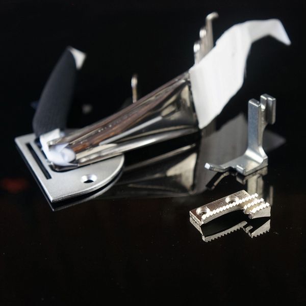 

34mm a10 lockstitch machine replacement right angle sewing metal overlock folder