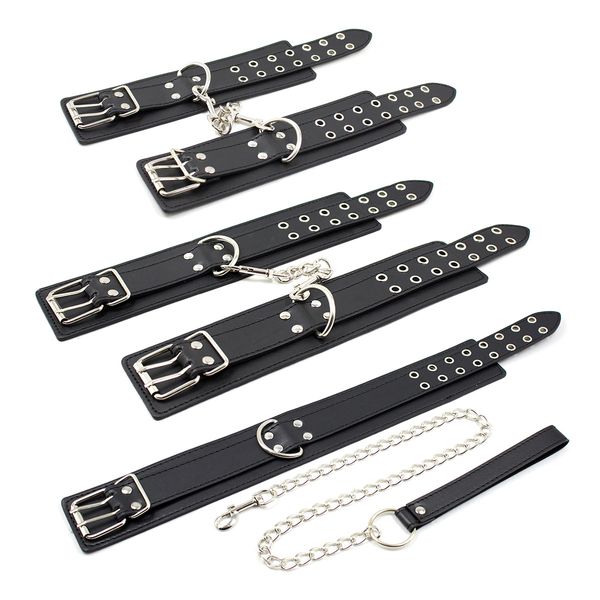 

double wrist and bondage handcuffs collar restraints ankle & toy needle slhjc