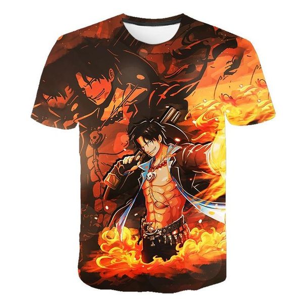 

luffy one piece 3d print shirts plus size graphic kawaii men clothing