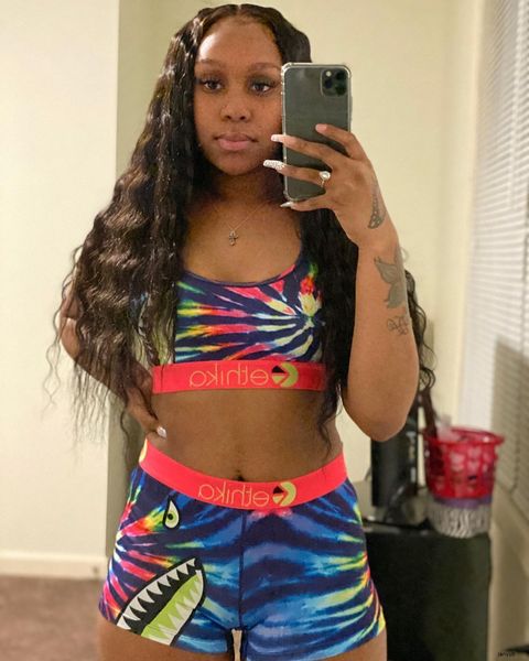 

two piece short set women biker shorts ethika sets ethika boxers bikini mid waist ladies bikinis womens summer suits bra+shorts at a6z2, White;black