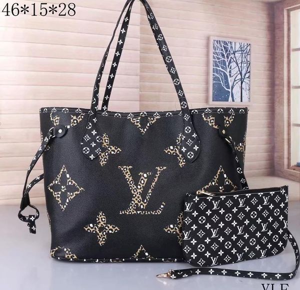 

designer-european and american popular new middle-aged women's bag mother bag leather messenger mass casual shoulder bag#003