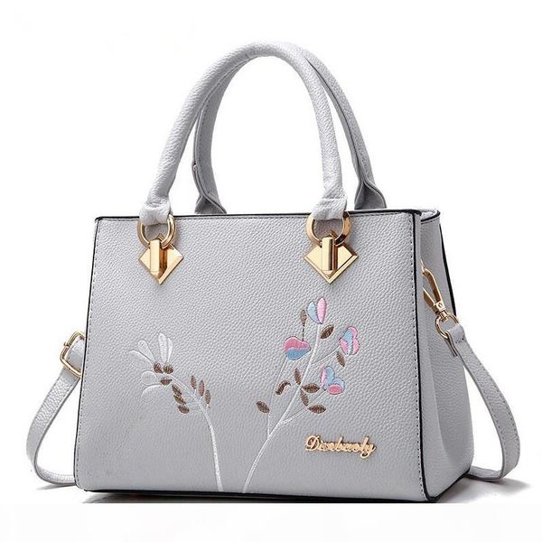 

new 2019 messenger bags women handbag flower women shoulder bags women pu leather tote bag ladies bags brands totes sac a main
