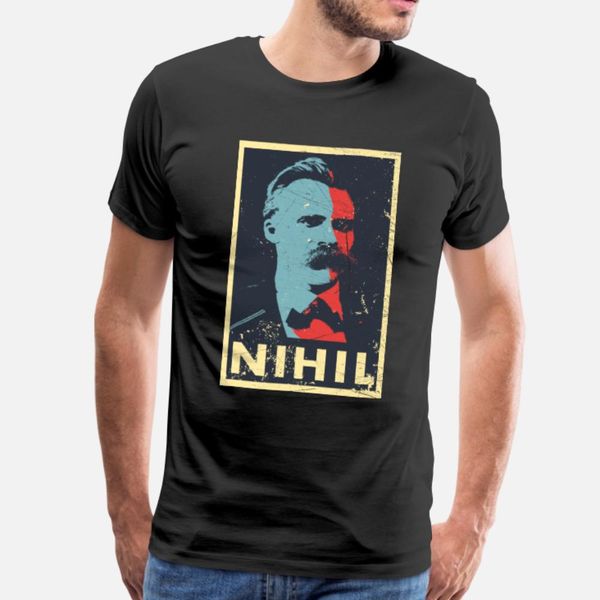 

урожай философия нигилизм фридрих ницше тенниска мужчины custom 100% хлопок s-xxxl урожай сумасшедших смешное лето формальная рубашка
