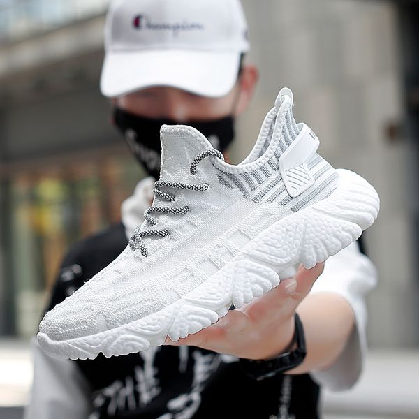 

trend man sneakers breathable men running shoes rubber hard-wearing men sports shoes comfortable outdoor non-slip jogging