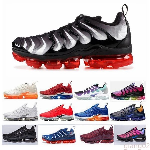 

2020 new mens mercurial plus tn ultra se black white orange running shoes women mentrainers sports sneakers giang02