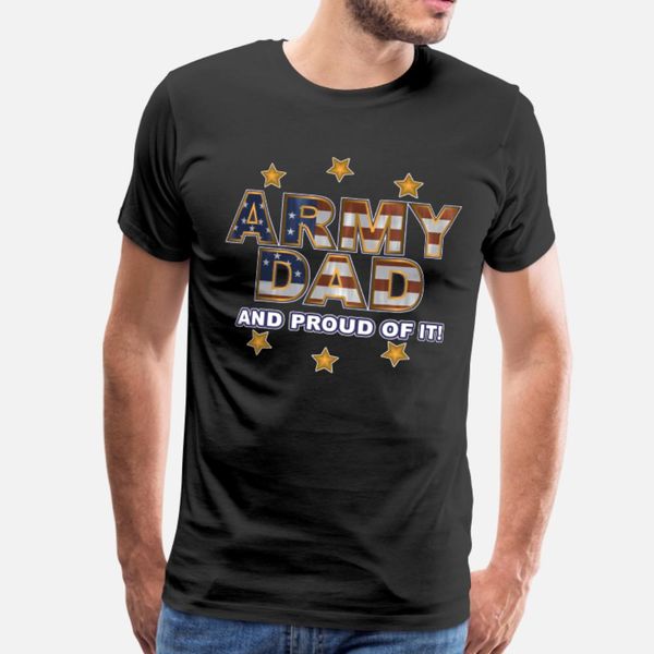 

armydadproud t shirt men printing cotton o-neck leisure gift funny casual summer style cool shirt