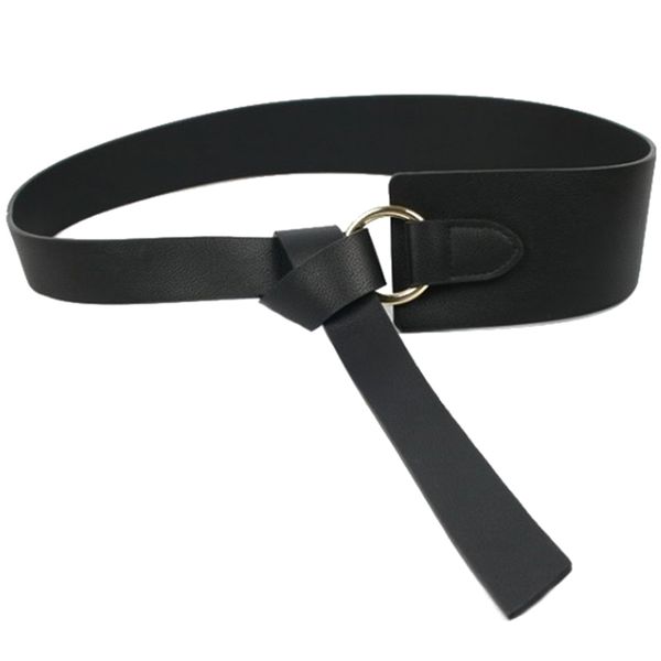 

simple hundreds of matching dresses, fashion knotted girdle coat, korean version of the belt, Black;brown