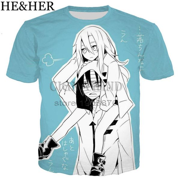 

new popular anime satsuriku no tenshi favorite 3d print shirts comics hentai anime men clothing