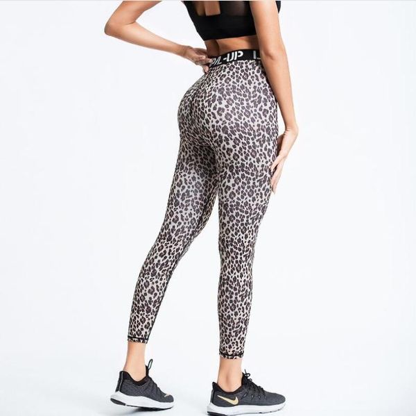 

yoga outfits women leopard sport leggings stretchy quick dry pants gym tight leggins workout tights running y26k7325, White;red