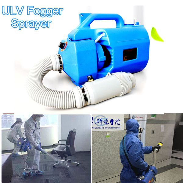 

110v 1000w 5l electric ulv sprayer portable fogger disinfection machine safety protection outdoor camping fogger equipment