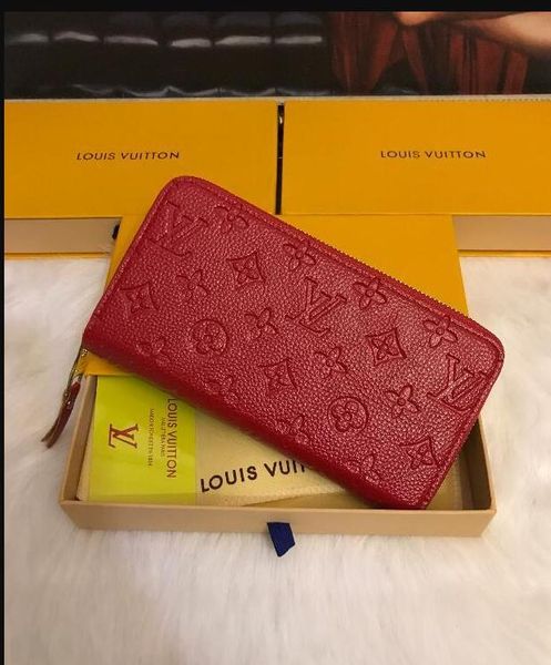 

embossing design designer wallet luxury clutch women wallets designer purse card holder genuine leather with box3