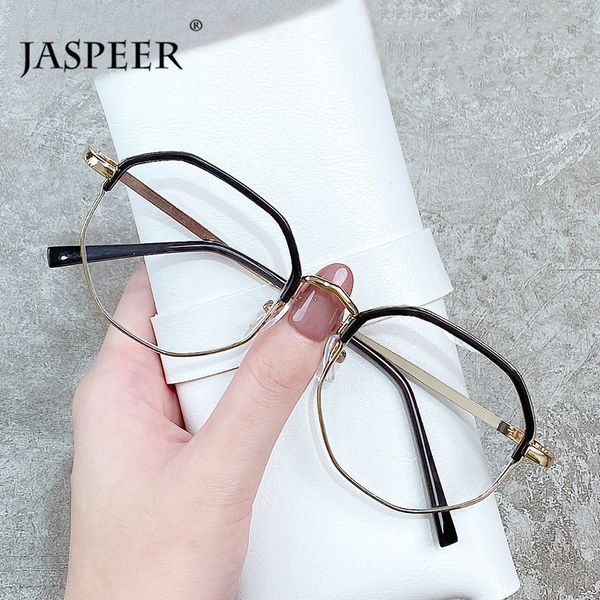 

sunglasses jaspeer vintage anti blue light eye glass men retro computer glasses blocking frame women optical frames, White;black