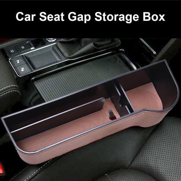 

car seat organizer pu leather seat console organizer pocke car gap filler multifunctional auto crevice storage box
