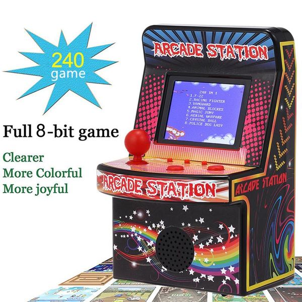 

cgjxs2 .5 color screen mini retro arcade classic portable arcade station game can store 240 games gaming system childrens tiny toys