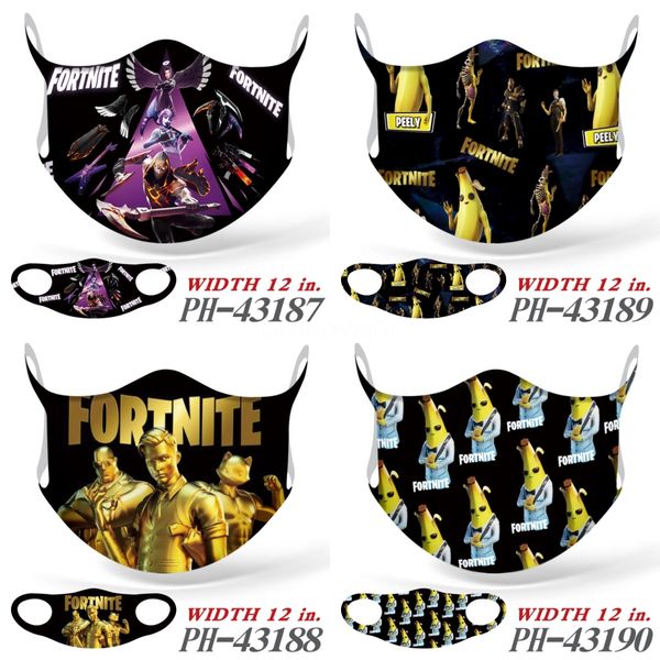 

organization personalized printed men and women dust mask camouflage face printing masks reusable housekeeping designer mask 16style t2i5#12, Black