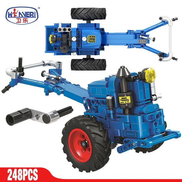 

educational classic walking blocks truck car old diy children toys tractor city bricks technic tractor for building erbo yxlxjn rimmer