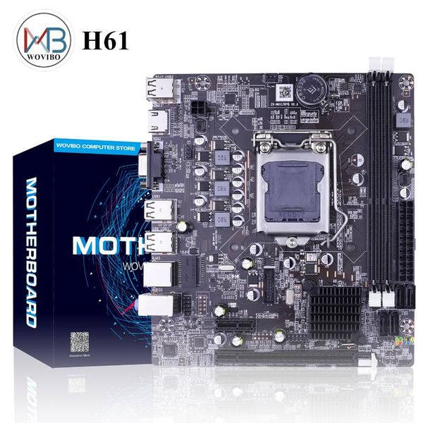 

h61 lga 1155 motherboard ddr3 dual channels memory 16g for intel h61 lga1155 core i3 xeon cpu motherboard 1155