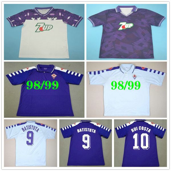 

1998 1999 ретро фиорентина футбольные трикотажки 1992 1993 batistuta rui costa bigica vintage classic 92 93 98 99 флоренция домашняя футболк, Black;yellow