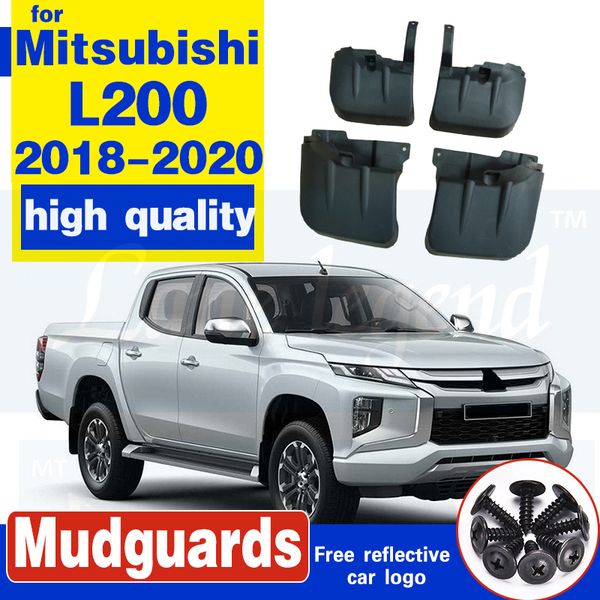 

mud flap template for mitsubishi l200 2018-2020 car mud flaps mud flap mudguards fender 2019 accessories