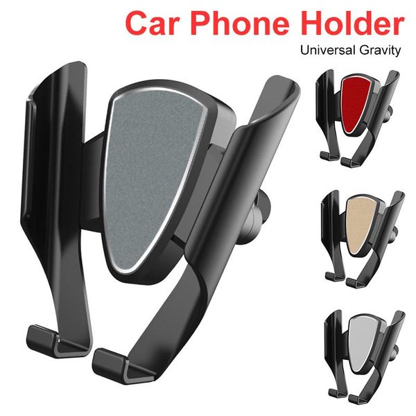 

cgjxsgravity car phone holder for 4 .0 inch -6 .0 inch phone air vent outlet car mount universal stand