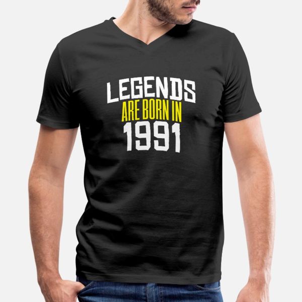 

день рождения 1991 legends 1991 года рождения подарочные тенниска мужчин печать с коротким рукавом размер s-3xl новизна известный новый стил