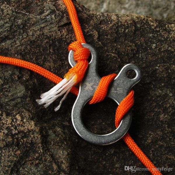 

quicklink outdoor tool shipping multi-purpose 3 equipment hiking kit steel knotting edc hole camping - survival stainless buckle hmjcko