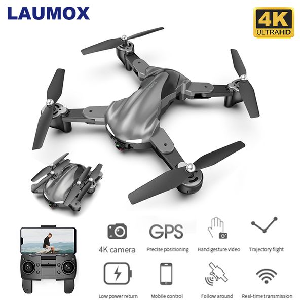 

laumox g15 drone gps 4k hd camera profissional altitude hold rc foldable quadcopter follow me flight 15 minutes dron sg907 e520s