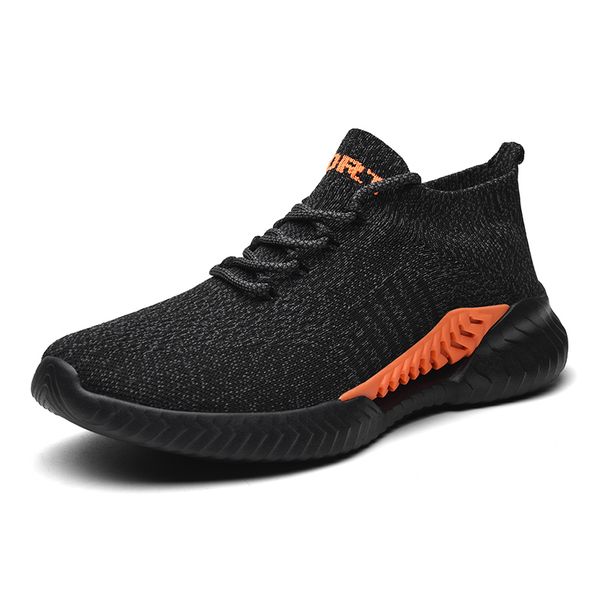 

a197autumn new men and women couple models flying knitted sneakers fashion casual socks shoes men