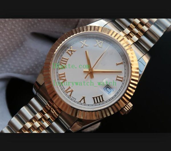 

wristwatches mechanical 36mm bp silver stainless steel 126333 116334 116234 116234 2813 movement automatic diving waterproof men's watc, Slivery;brown