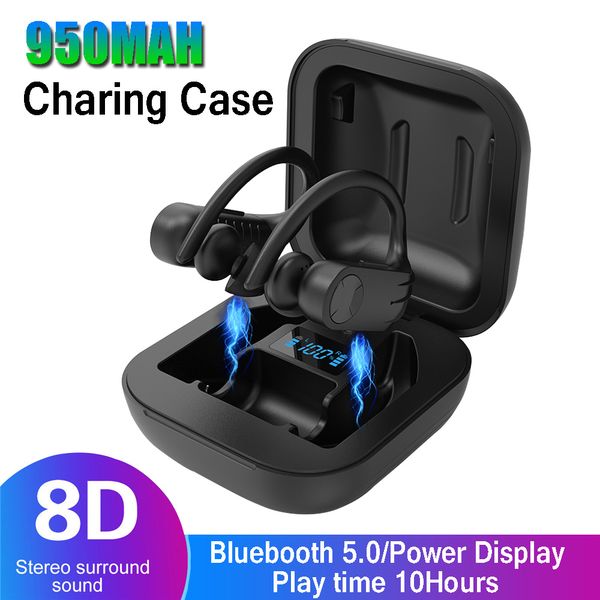 

b1 tws bluetooth 5.0 спортивные наушники беспроводные наушники наушника 8d стерео гарнитуры handsfree earburd микрофон для телефона pk b10 q