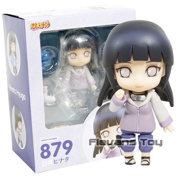 

naruto shippuden hinata hyuga doll #879 action figure doll q version figurine model toy collection mx200811