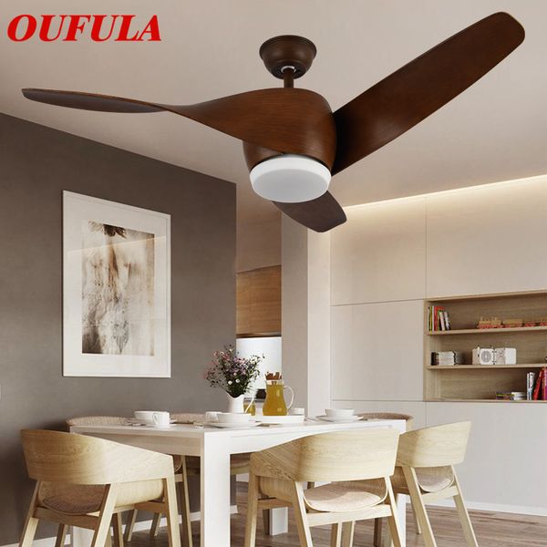 

outela modern ceiling fan lights 110v 220v contemporary remote control for home dining room bedroom restaurant