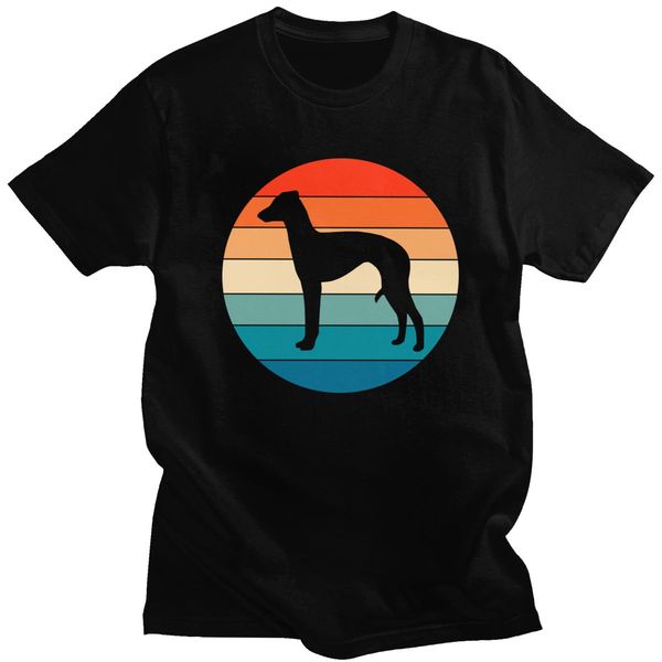 

fashion vintage retro greyhound dog lover t shirt men short sleeve dog owner summer tshirt 100% cotton tee casual t-shirt