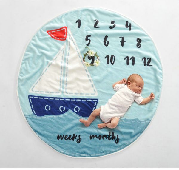 

new baby blanket diameter 95cm milestone blanket as month to month pgraphy props newborn pgraphy props akx03