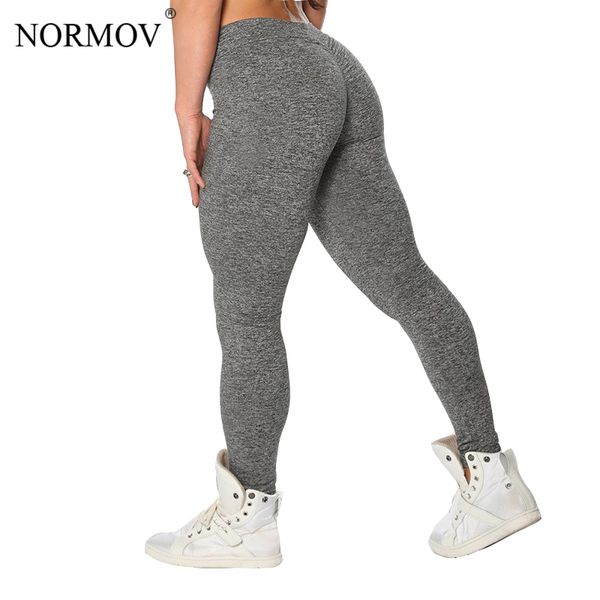 

normov s- 3 colors casual push up summer workout polyester jeggings breathable slim leggings women, Black
