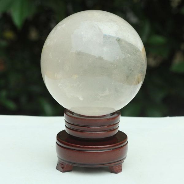 

crystal 520g clear reiki hjt home ball decorations natural gemstone shipping stand sphere + healing balls wholesale mmj2010 mfndj
