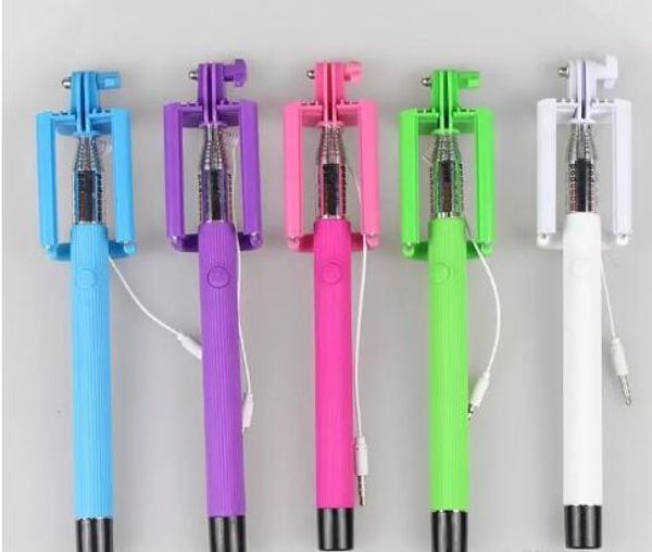 

монопод селфи палка с канавкой штатив кабеля ручной телескопический монопод с держатель для iphone android телефона dhl бесплатно