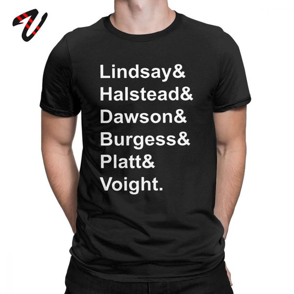 

chicago pd characters tshirt men intelligence t-shirts funny crewneck cotton tees short sleeve clothes plus size summer t shirt