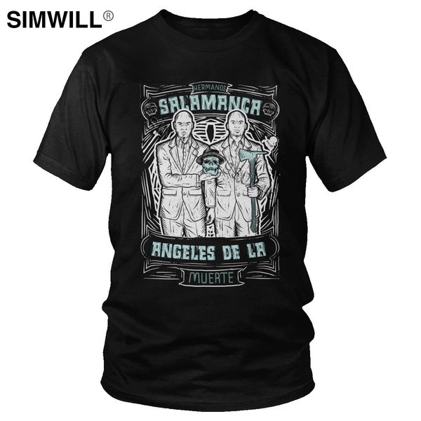 

male tv breaking bad t shirt novelty salamanca twins t-shirt short sleeve cotton printing tee trendy summer tshirt clothes gift