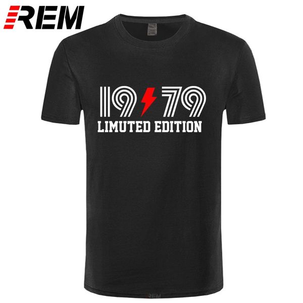 

new 1979 limited edition red text cool t shirt mans short sleeve fashion t-shirt o-neck men funny gift