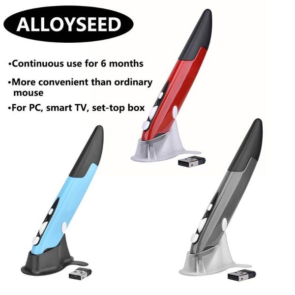 

adjustable wireless usb optical presenter pen mouse 2.4g 500/1000dpi ergonomic mini mice for computer lapsmart tv box