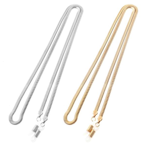 

1pcs glasses chain decoration eyeglasses sports alloy strap for reading glasses, Silver
