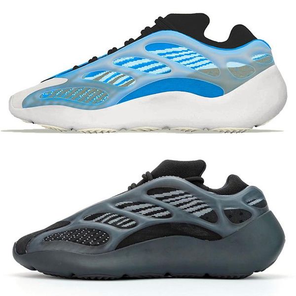

azareth kanye west 700 v3 running shoes men women foam runner azael alvah white skeleton outdoor sports trainers sneakers size 36-45