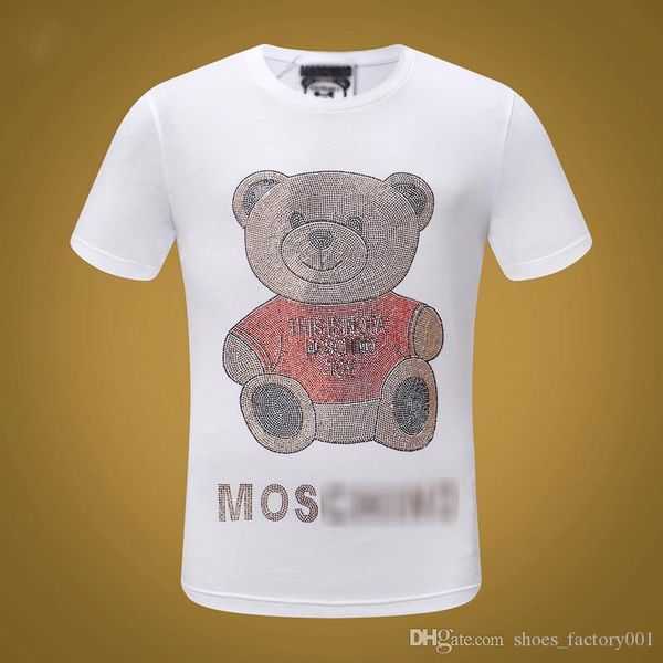 

2020ss women mens designer luxury t shirts mos moschin t shirt herren off monc white bear supremo tee hoodie jeans shoes0262, Black;brown